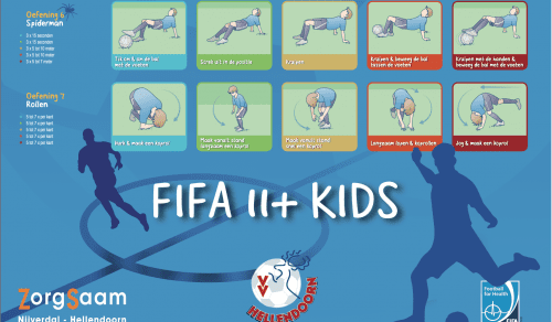 Blessurepreventie voor jeugdspelers FIFA 11+ KIDS